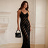 Women Clothing Spring Arrival Sexy Side Split Bare Back Slim Fit See through Dress by Ragazza