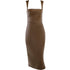 Women Clothing Autumn Slim Leather Vest Strap by Ragazza