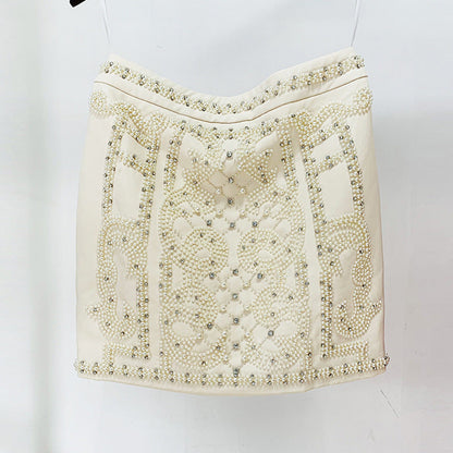 Goods Stars Heavy Industry Beads Diamond Metal Sheet Halterneck Vest Top Dress by Ragazza
