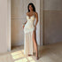 Spring Sexy Beads Decorative Mesh Splicing Sling Dress  DestGlow