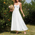 Four Sided Stretch Halter Tied Dress Sexy Backless Smocking Waist Slimming Wooden Ear Dress by Ragazza