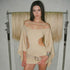 Women Clothing Crossover Lace Up Cutout Off Shoulder Batwing Sleeve Designer Dress by Ragazza