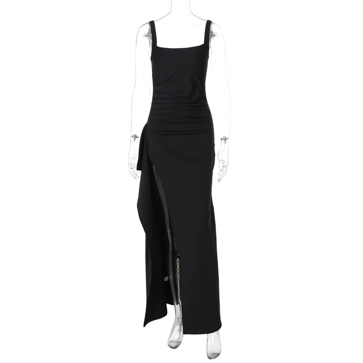 Women Evening Dress Maxi Dress Summer Sexy Strap Backless High Slit Dress by Ragazza