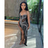 Summer Women Clothing Sexy Mesh Rhinestone Night Club Slip Dress Women by Ragazza