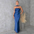 Summer Women Clothing Sexy Halter Satin Mercerized Maxi Dress by Ragazza