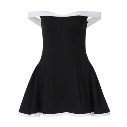 Women Clothing Autumn Winter Sexy Tube Top Niche Dress Slim Sheath Dress by Ragazza