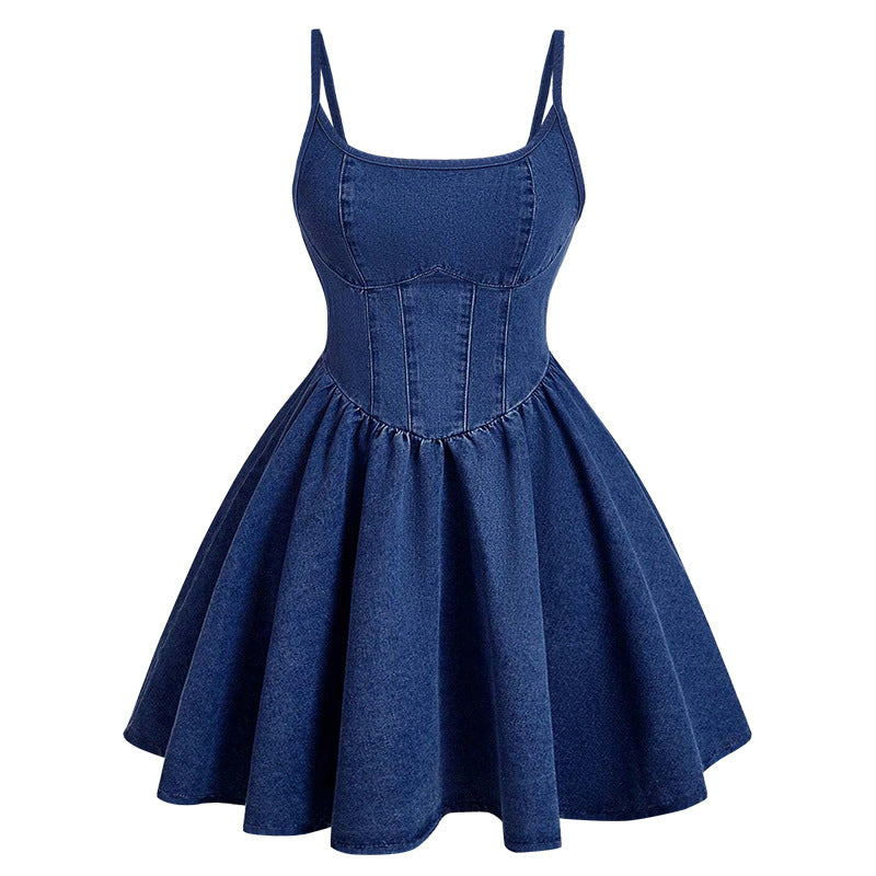 Women Clothing Sweet Spaghetti Strap Dress Casual Cute Dress Source by Ragazza