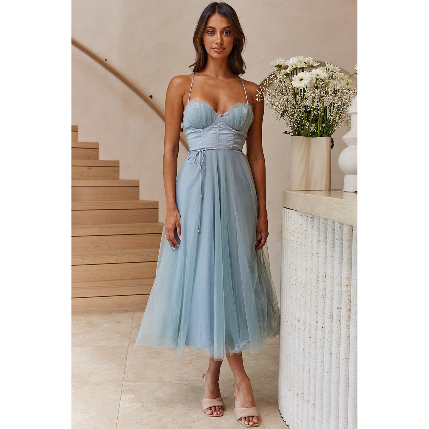 Spring Summer Sexy Sling Casual Dress Vacation Multi Color Women Clothing Dress by Ragazza