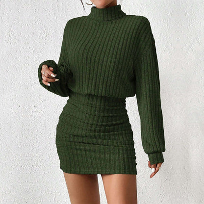 Women Clothing Adult Lady like Woman Intellectual Dress Autumn Winter Elegant Noble Cool Beautiful Elegant Slim Design Short  DestGlow