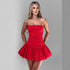 Women Clothing Bud Dress Sexy off the Shoulder Solid Color Tube Top Sleeveless Dress by Ragazza