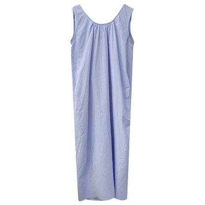 Korean High Grade Sleeveless Vest Dress Summer Sneaky Design Backless Dress Can Be Outerwear Homewear by Ragazza