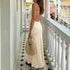 Casual Holiday Lace up Backless Strap Dress Spring Summer  DestGlow