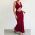 Autumn Winter Women Maxi Dress Slim Fishtail Sheath Sexy Dress by Ragazza