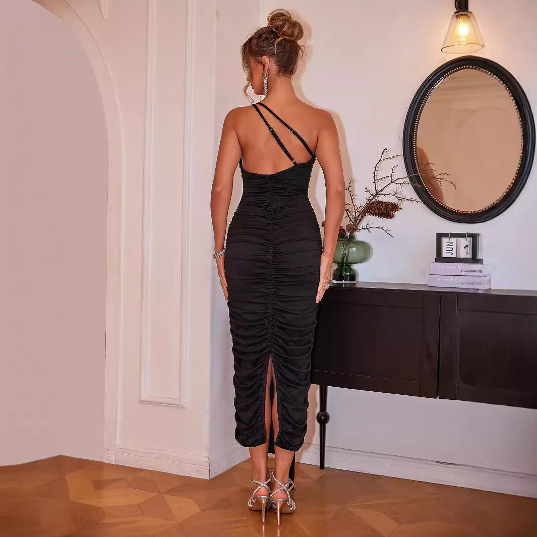 Elastic Waistband Dress Women Summer by Ragazza
