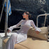 Round Neck Dress Women Elegant Beach Sun Protection Dress Party Summer Long Sleeve Sexy Backless Dress by Ragazza