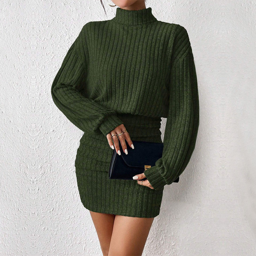 Women Clothing Adult Lady like Woman Intellectual Dress Autumn Winter Elegant Noble Cool Beautiful Elegant Slim Design Short  DestGlow