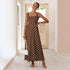 Summer Dress Polka Dot Print French a Hem Lace Dress by Ragazza