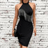 Sexy Tight Dress Tassel Dress Swing Wrapped Chest Sling Elegant Dress Hip Dress by Ragazza