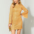 Autumn Winter Women Clothing Sequined Flare Sleeve Dress by Ragazza