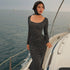 Women Clothing Autumn Winter Printed Elegant Slim Polka Dot Long Sleeve Dress by Ragazza
