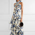 Summer Bohemian Holiday Lace up Lolita Large Swing Dress Printed Dress by Ragazza