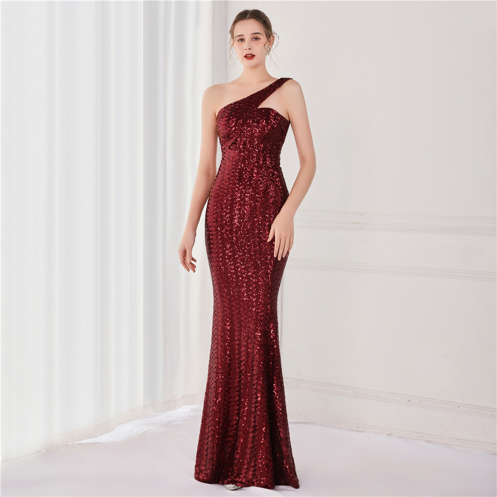 Dream Socialite Gathering Party Evening Dress Sexy Long Toast Clothing Host Dress by Ragazza