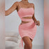 Summer Women Clothes Sexy Hollow Out Cutout out Camisole Pleated Dress by Ragazza