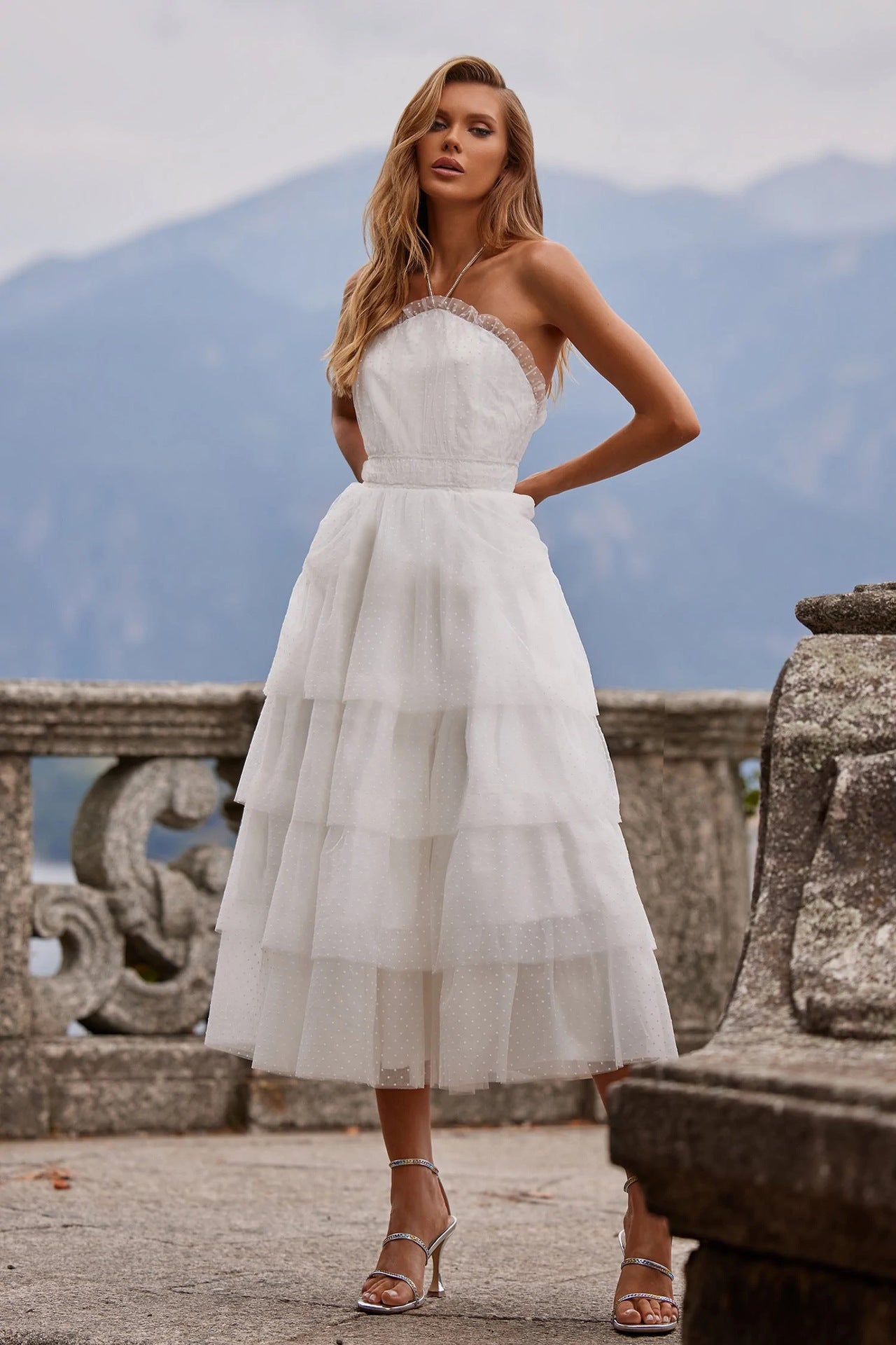 Women Sleeveless Halter Dress Backless Dress by Ragazza