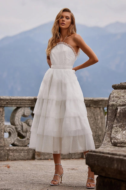 Women Sleeveless Halter Dress Backless Dress by Ragazza