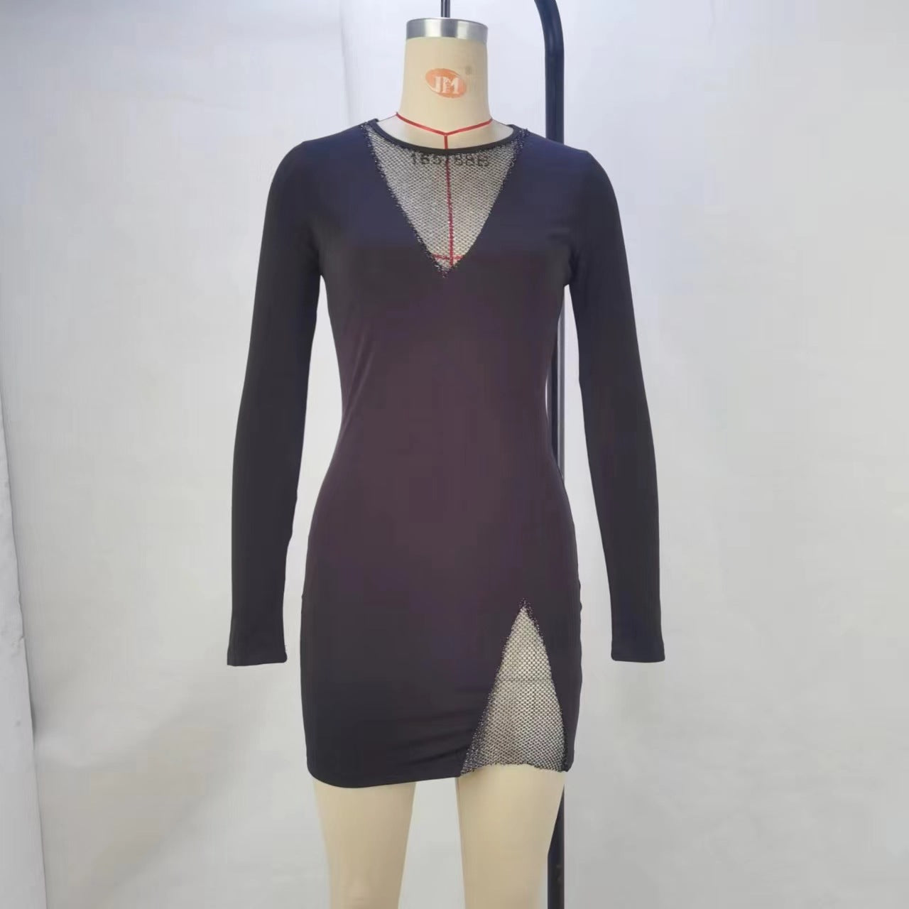Dress Women Spring Autumn High Grade Small Fashionable Sexy Tight Hip Sexy Night Show Long Sleeve by Ragazza