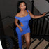 Solid Color Elegant Dress Slim Fit Sexy Diagonal Collar Hollow Out Cutout out Camisole Ribbon Design Sheath Dress  DestGlow