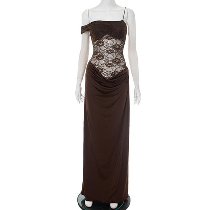 Women Clothing Summer Sexy Sexy Strap Lace Dress by Ragazza