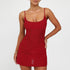 Rhinestone Sexy Suspenders Dress Backless Sleeveless Slim Fit Sexy Hip by Ragazza