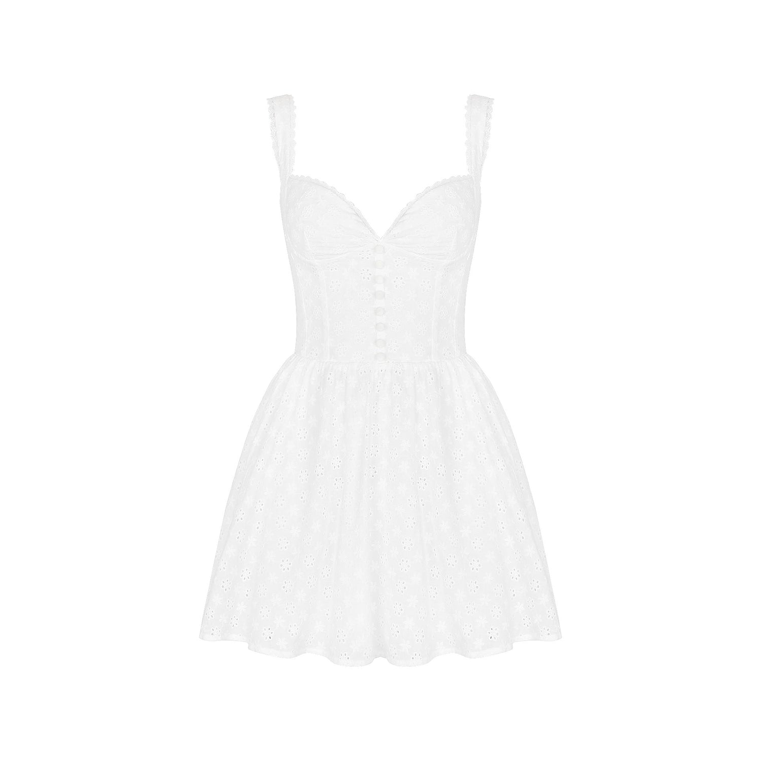 Dress Sexy V neck Lace Strap Dress Sexy White with Printed Pattern Sexy Women Clothing by Ragazza