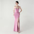 Boning Corset Waist Tube Top Heart Collar Hollow Out Cutout out Strap Cocktail Wedding Red Carpet Evening Dress by Ragazza