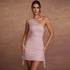 Women Spring Summer Tight Dress Women Sexy Backless round Neck Sleeveless Short Dress by Ragazza