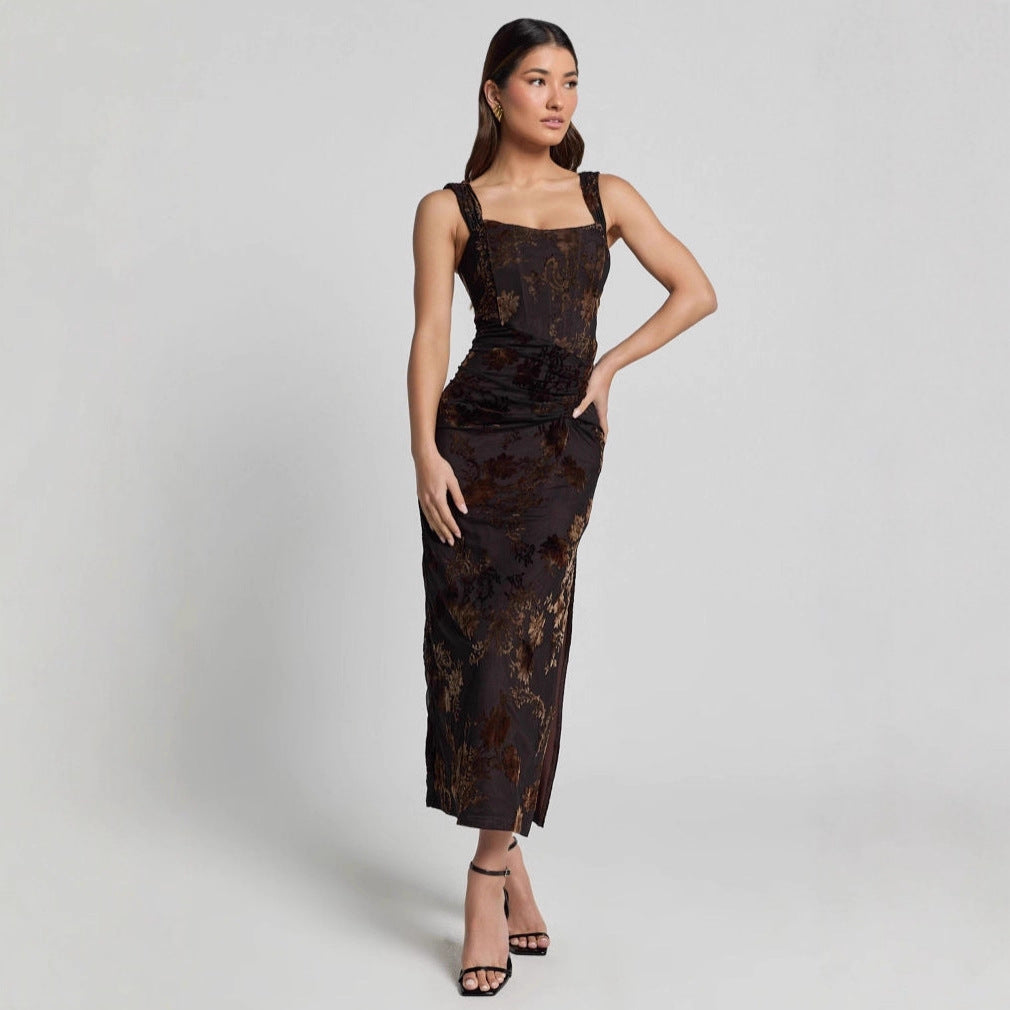 Dress Summer Women Clothing Slim Fit Slit Women Dress Women Clothing  DestGlow
