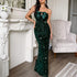 Women Elegant Evening Dress Tube Top Sexy Maxi Dress by Ragazza