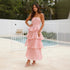 Summer Sexy Tube Top Backless Tiered Dress by Ragazza
