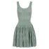 Summer Socialite Internet Celebrity Fashionable Knitted Dark Pattern Sleeveless Vest Dress  DestGlow