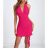 Arrival Women Clothing Sexy Halter Ruffle Hip Ruffled Best Dress by Ragazza