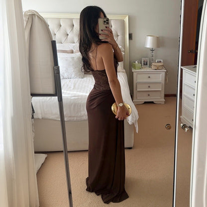 Women Clothing Summer Sexy Sexy Strap Lace Dress by Ragazza