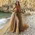 Women Dress Dunhuang Sexy V neck Bronzing Cami Dress by Ragazza