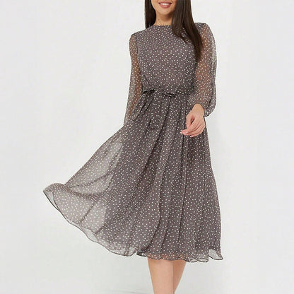 Vacation Casual Floral Lace up Waist Controlled Dress Women Spring Summer by Ragazza