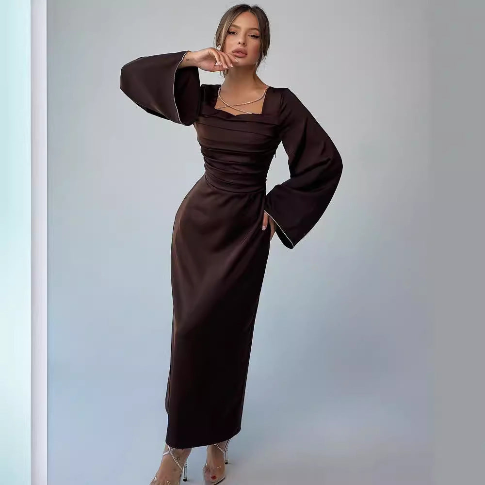 Spring Summer Women Chain Long Evening Dress by Ragazza