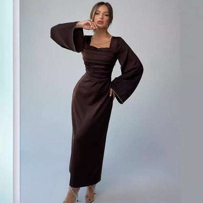 Spring Summer Women Chain Long Evening Dress by Ragazza