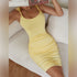 Women Sleeveless Ruffle Hip Sexy Dress by Ragazza
