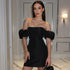 Tube Top off the Shoulder Gown Mini Party Dress Autumn Type Hip by Ragazza