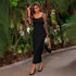 Women Clothing Women Heart Collar Floral Embroidery See through Slim Fit Elegant Dress by Ragazza