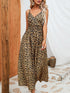 Women Clothing Dress Summer Leopard Print Sling Group Women Clothing by Ragazza